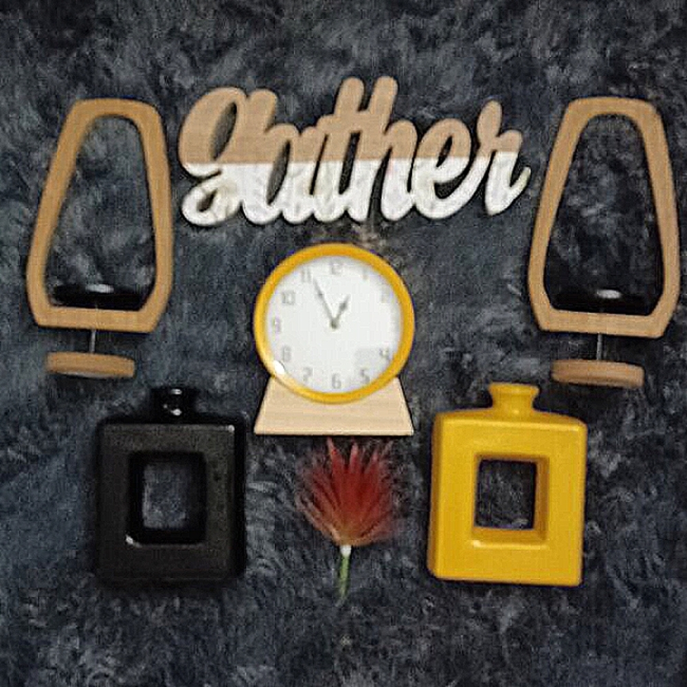 Candle Holder Vase Clock Tabletop Gather Decor